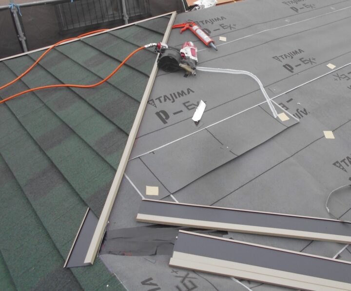屋根カバー工法（新規設置）