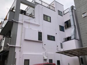 墨田区　Ｔ様ビル 　外壁塗装・屋上防水・タイル貼替工事