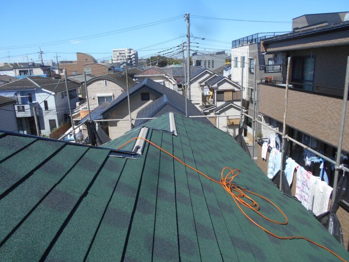 屋根カバー施工⑥