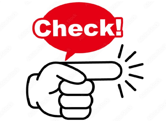 チェック　劣化