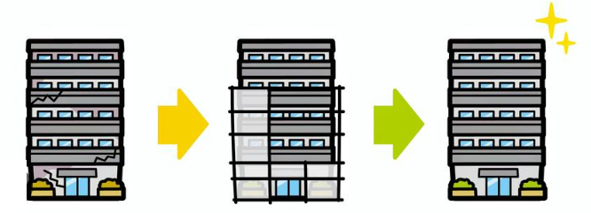 マンション 修繕 画像