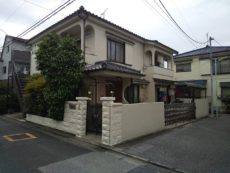 足立区 Y様邸 玄関ブロック塀塗装・鉄骨階段塗装